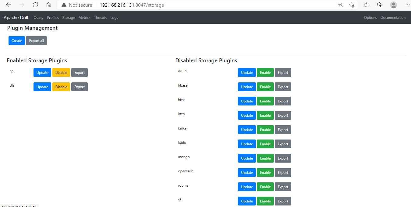 drill storage plugin cloudduggu