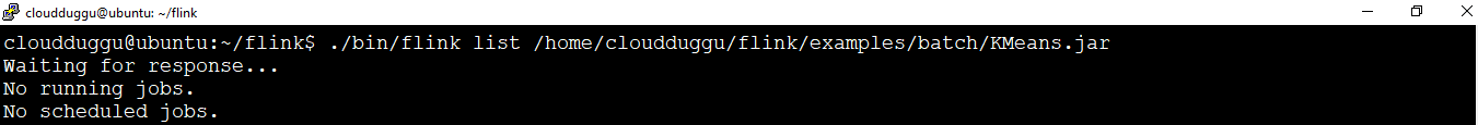 flink list action example cloudduggu