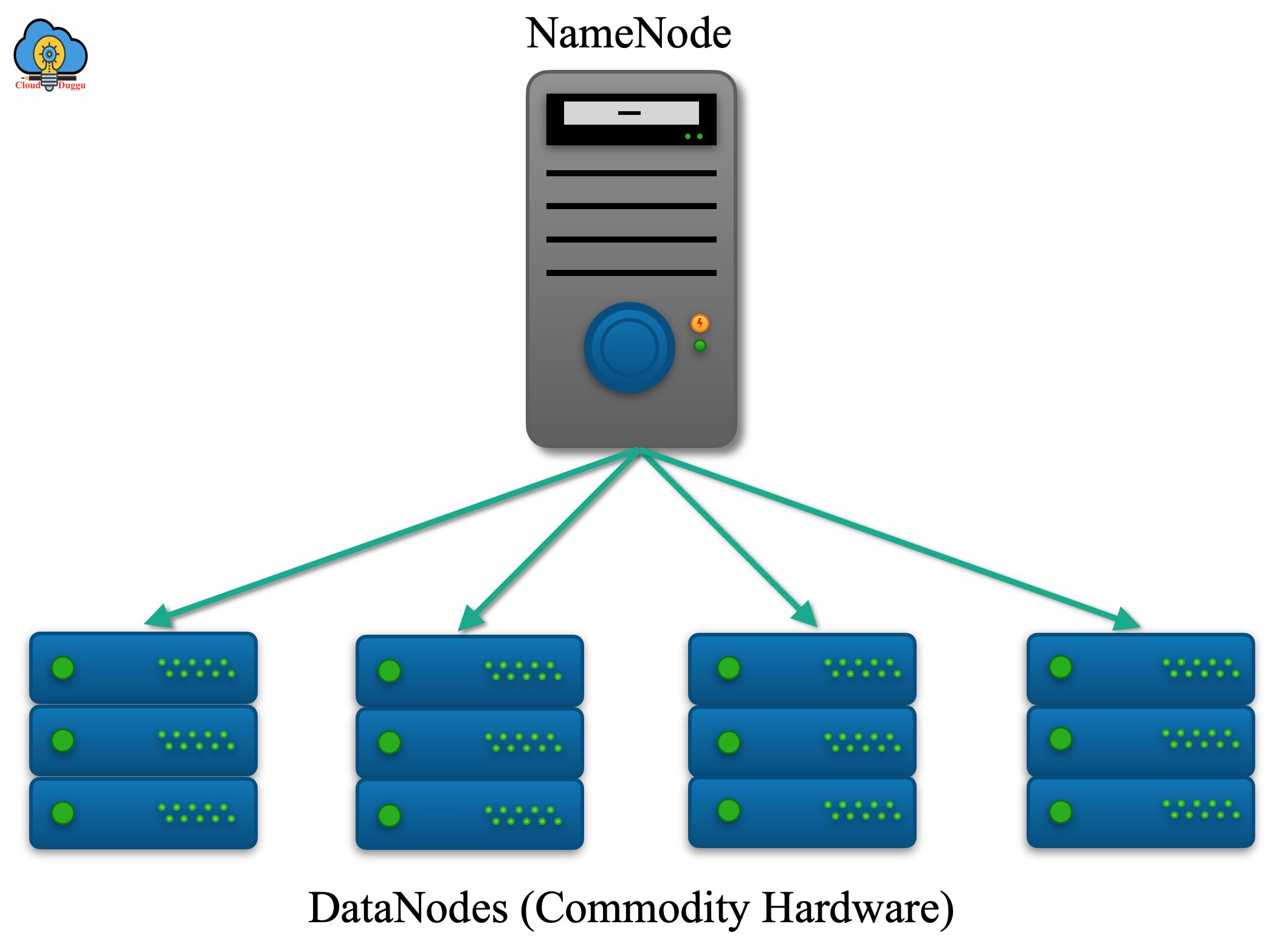 namenode and datanode