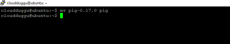 Pig mv command