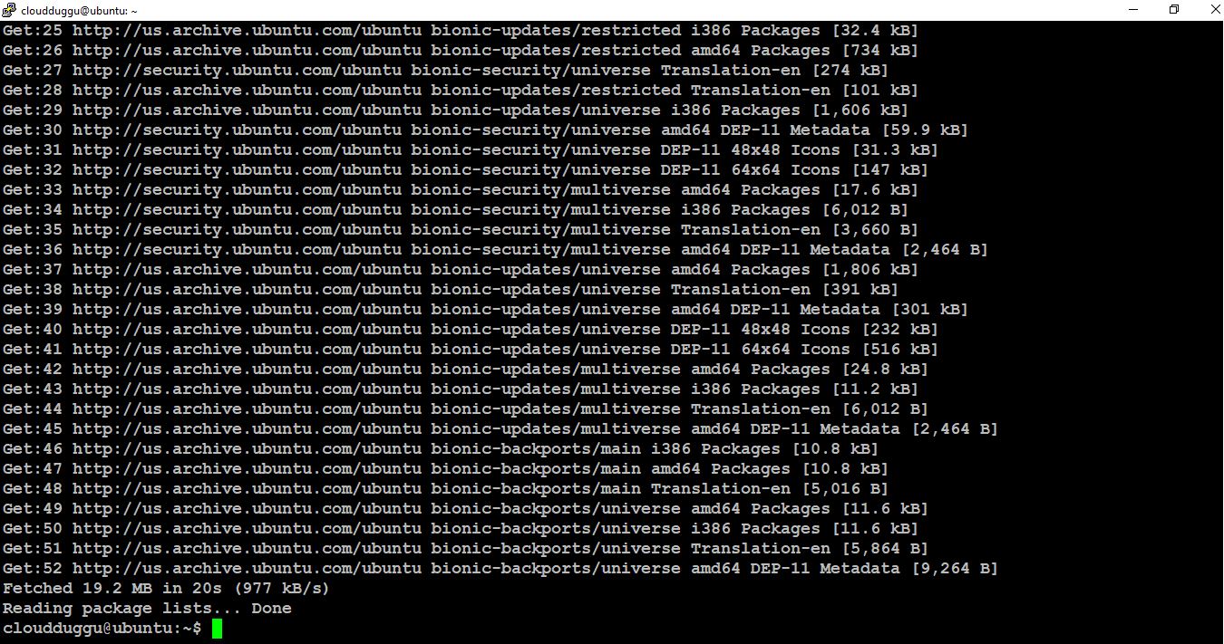 postgresql installation sudo apt get update