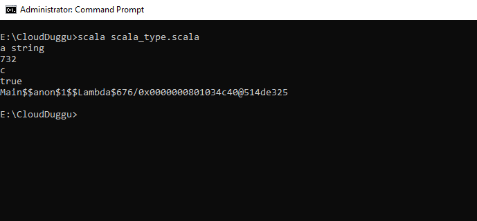 scala type program