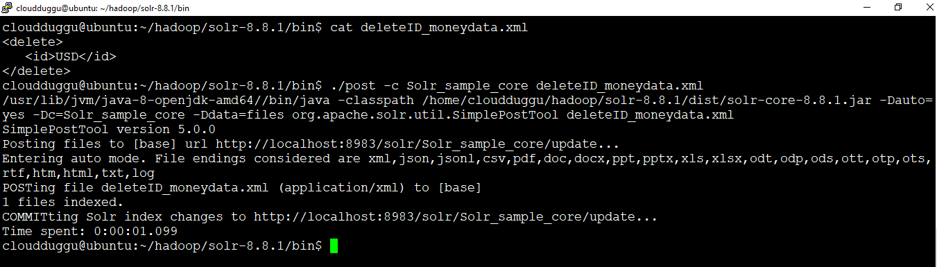 solr id deletion cloudduggu