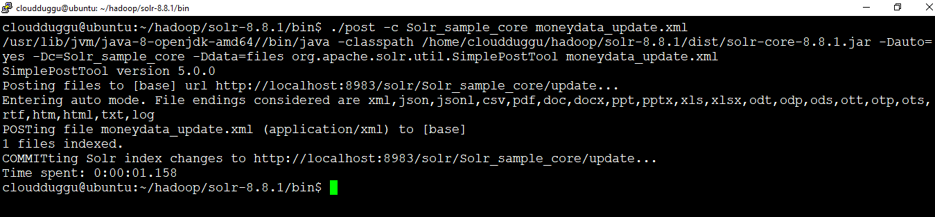 solr update command example cloudduggu