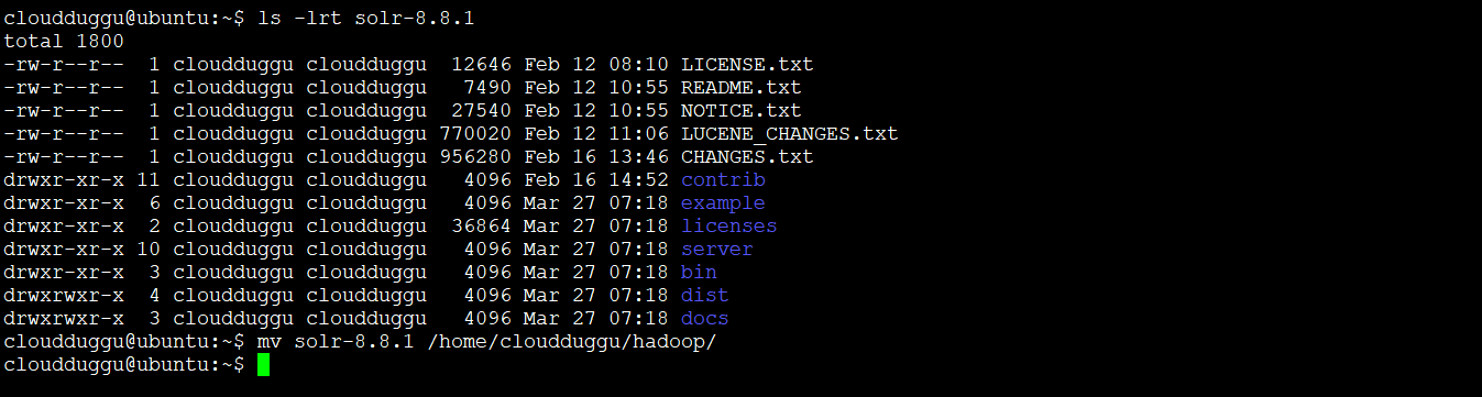 solr move to hadoop cloudduggu