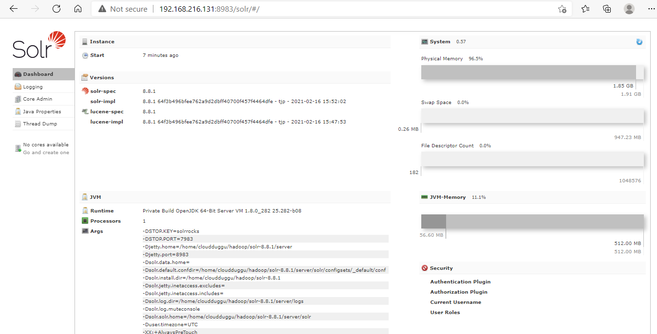 solr opening from browser cloudduggu