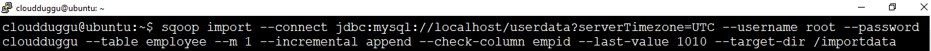 sqoop incremental load