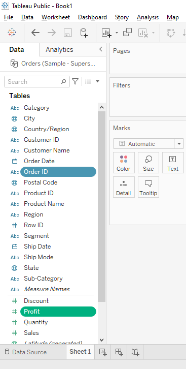 tableau show me select columns cloudduggu